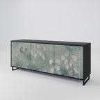 NIGHT LADY 3-Door Sideboard in Black Finish