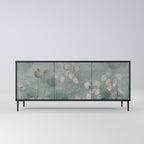 NIGHT LADY 3-Door Sideboard in Black Finish