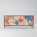 PASTEL DESTINY 3-Door Sideboard in Black Finish