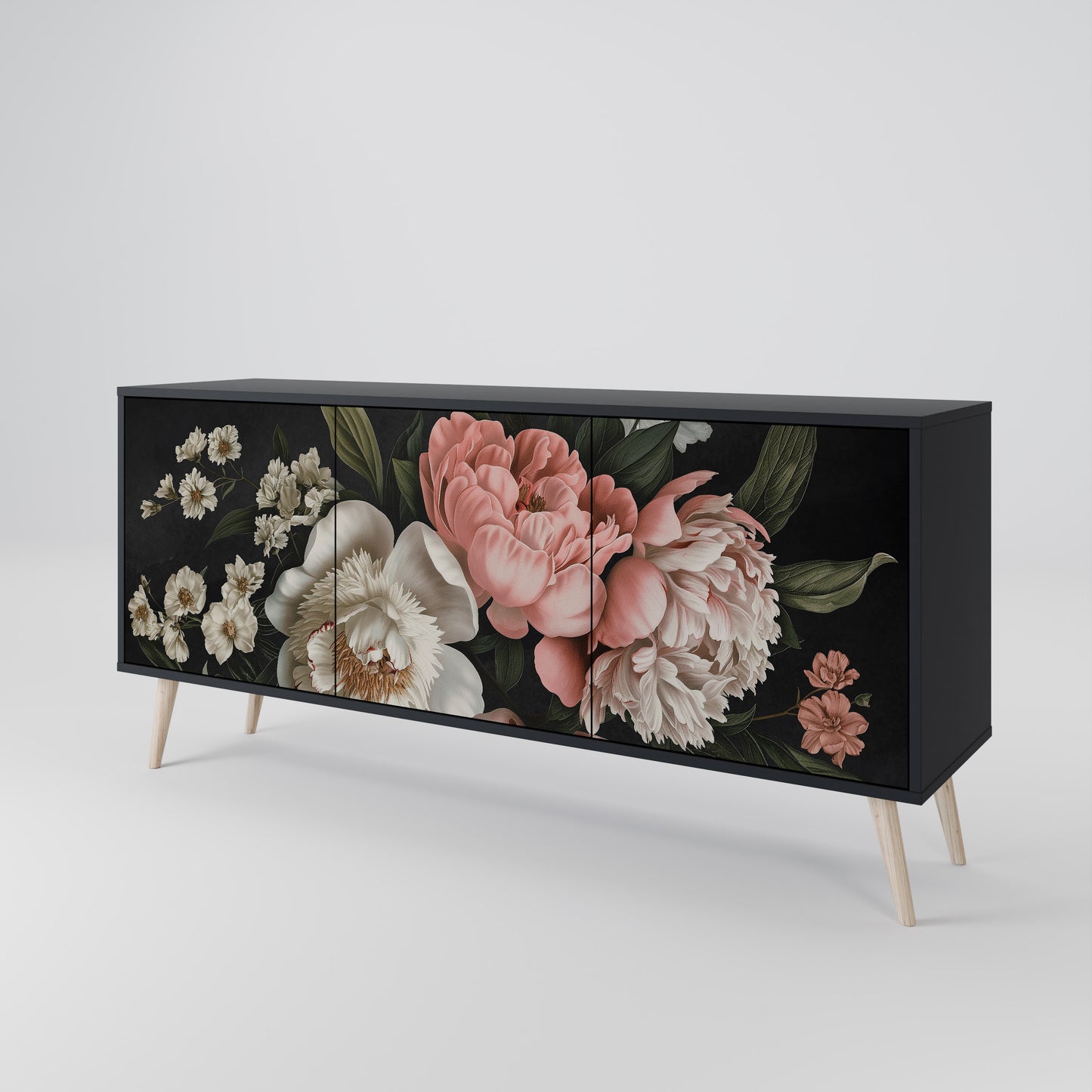 LUSH ELEGANCE Aparador de 3 Portas