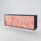 CRANE DANCE 3-Door Sideboard in Black Finish