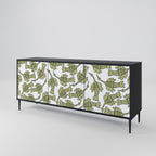 SEEDLING SONGBIRD 3-Door Sideboard in Black Finish