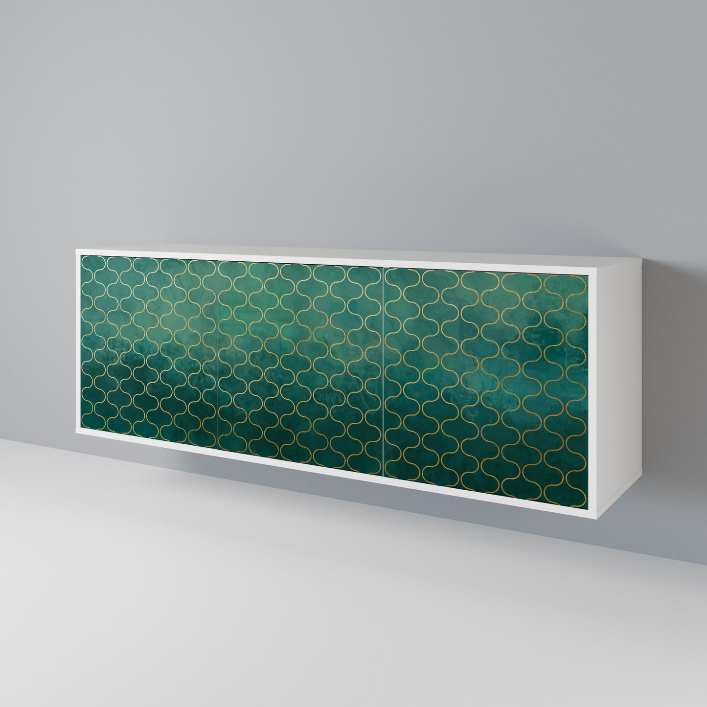 TESSELATED GREENERY Aparador de 3 Portas