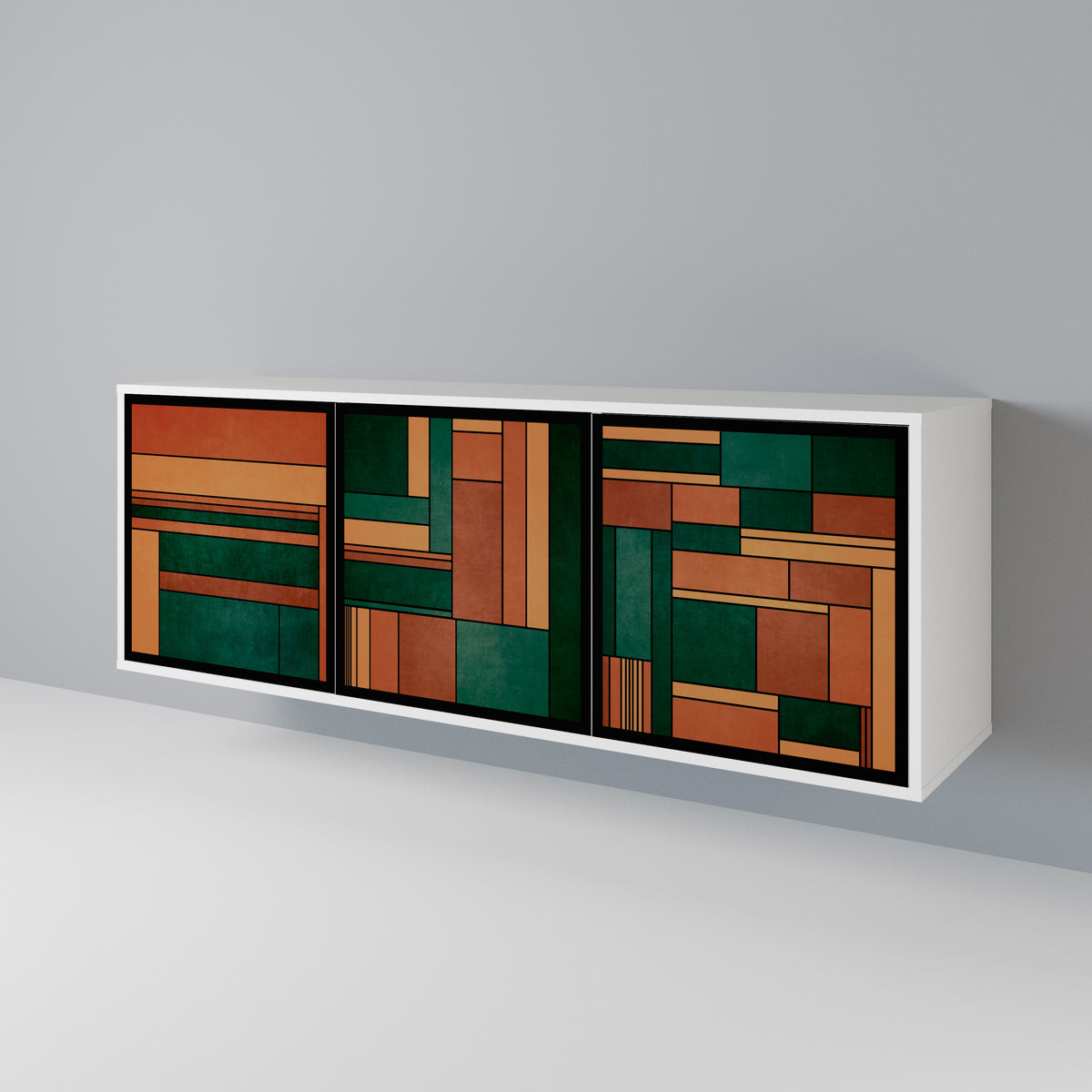 EARTHY FIGURES 3-Door Sideboard