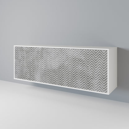 CONCRETE ZIG ZAG 3-Door Sideboard