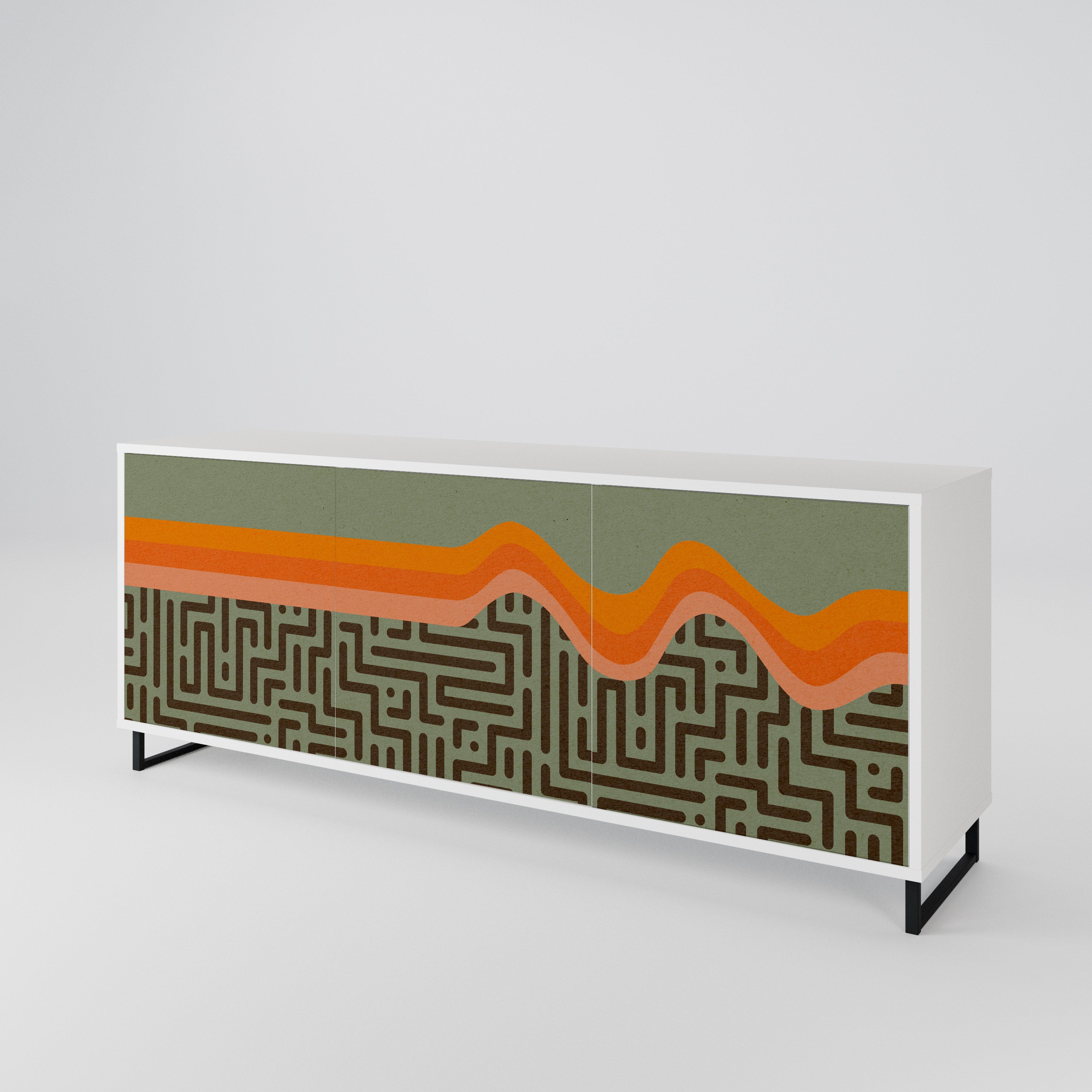 SIMPLE SOLUTIONS 3-Door Sideboard