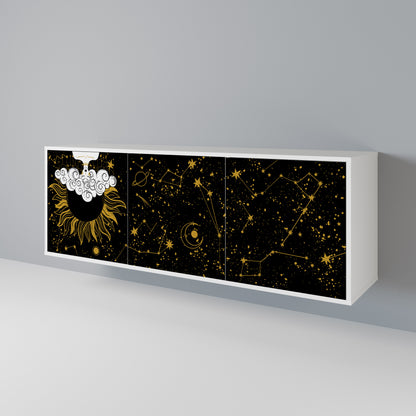 STELLAR CONSTELLATIONS Aparador de 3 Portas
