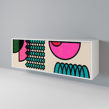 GEOMETRIC RHAPSODY 3-Door Sideboard
