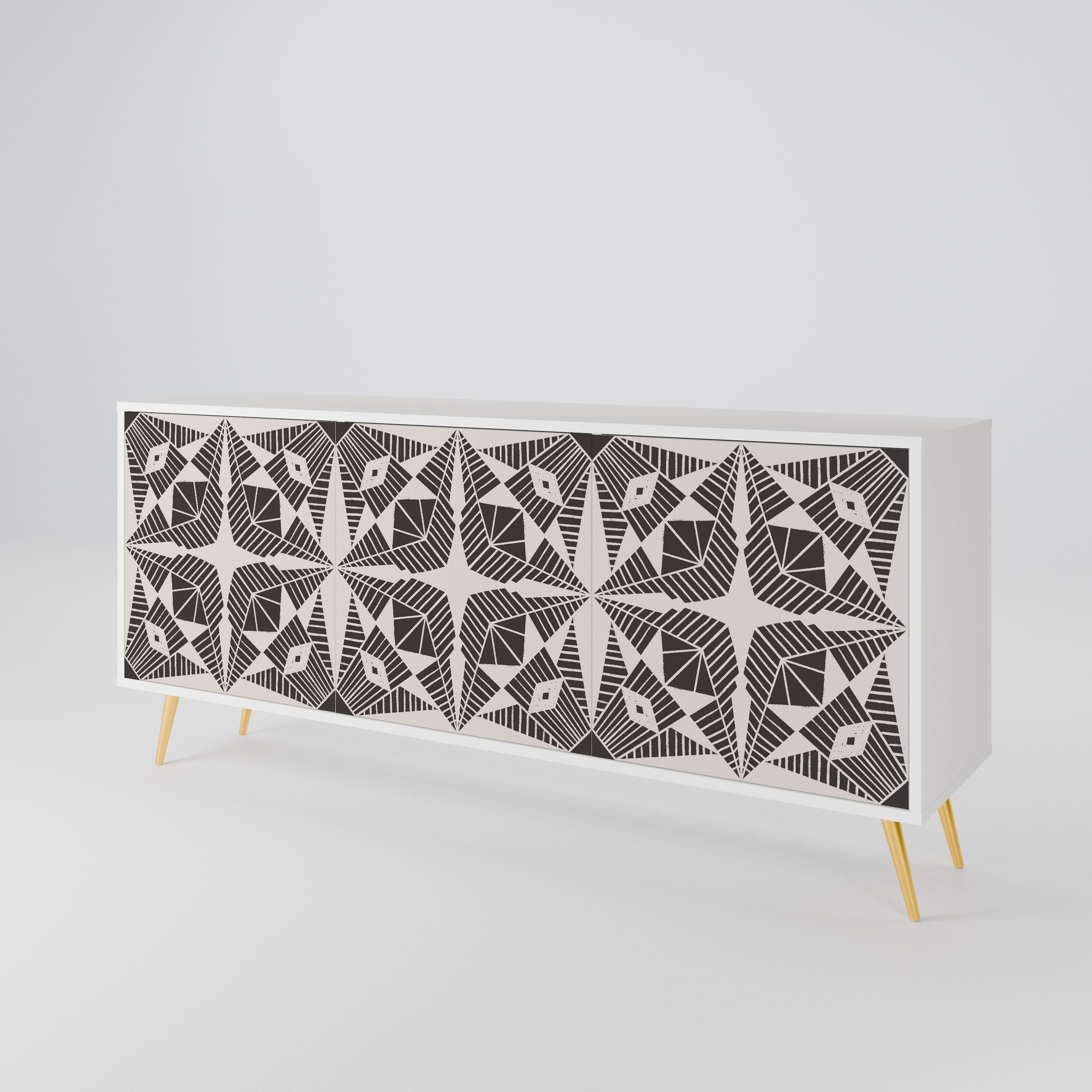 MONOCHROME NEXUS 3-Door Sideboard