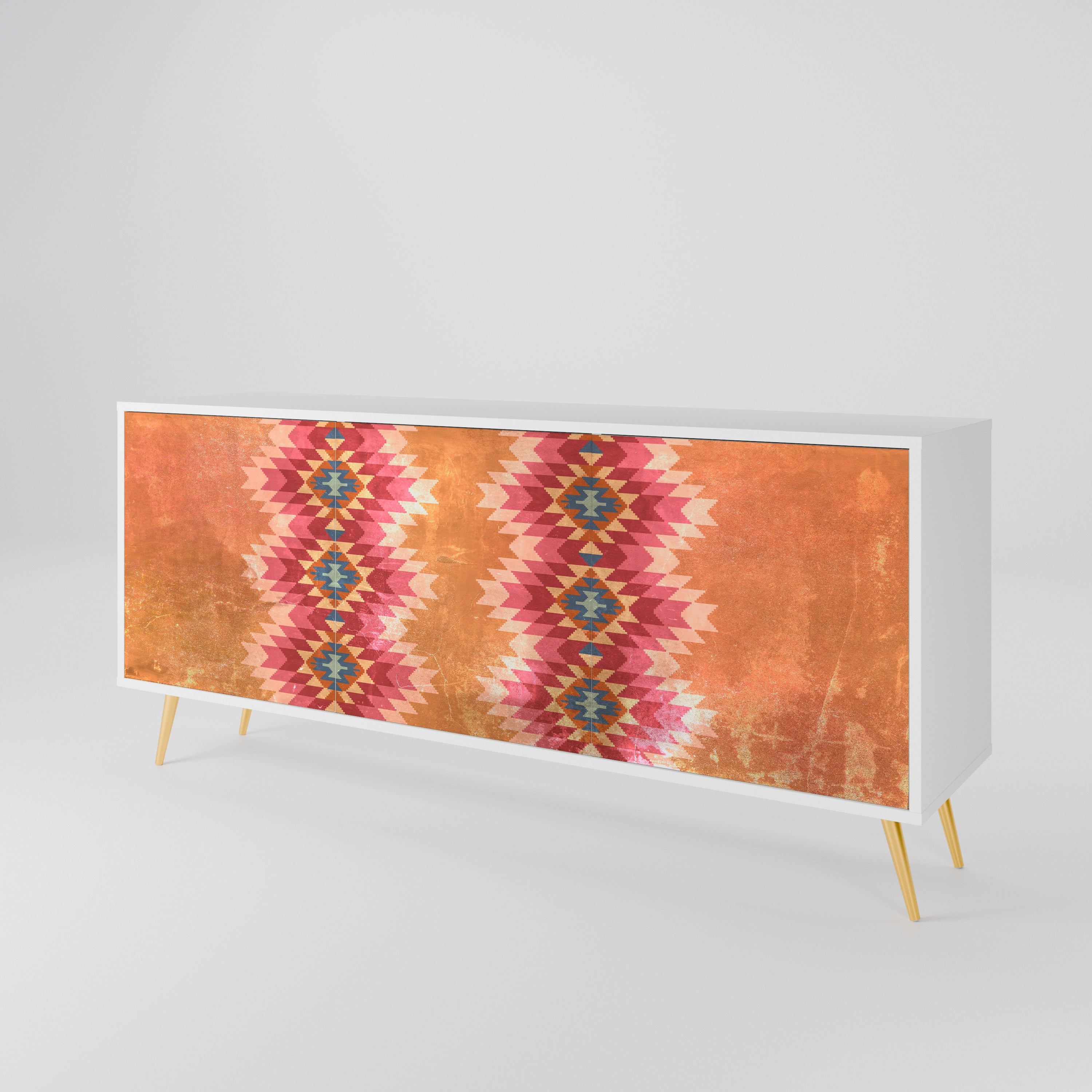 INDIAN FOLK 3-Door Sideboard