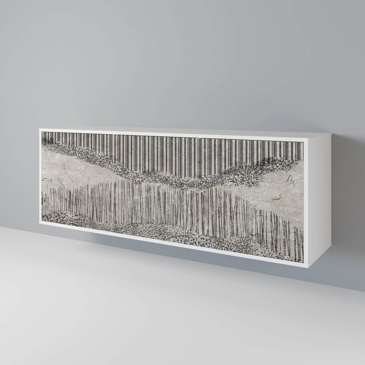 GRAIN LINES 3-Door Sideboard
