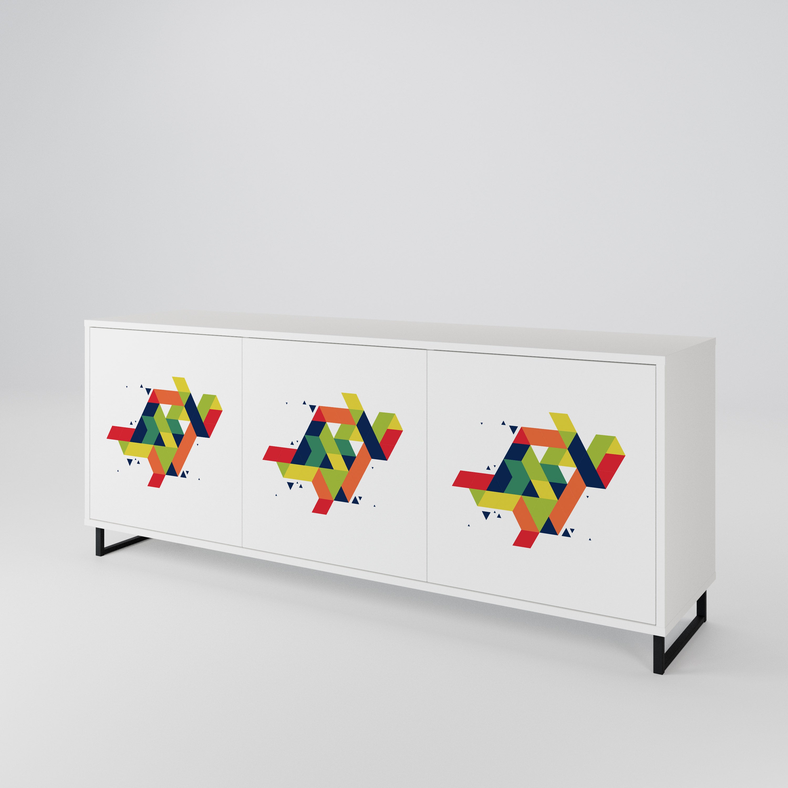 FUTURE SIGN 3-Door Sideboard