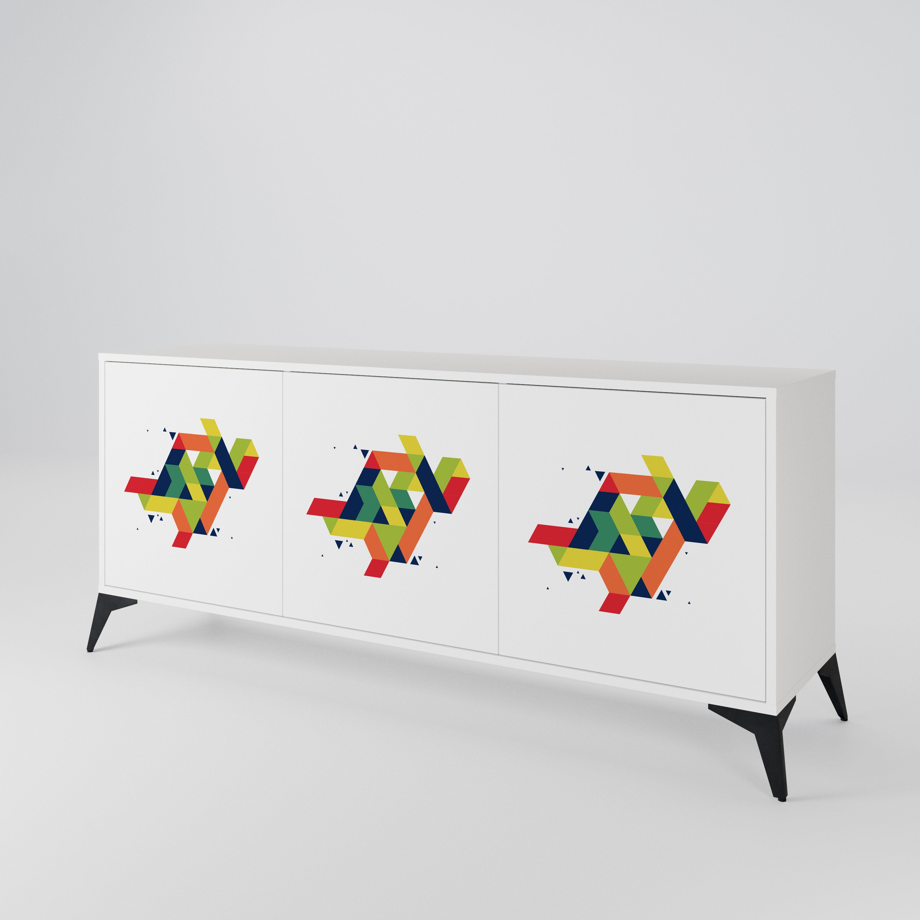 FUTURE SIGN 3-Door Sideboard