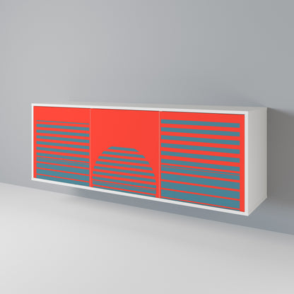 RISING GEOMETRY STARS 3-Door Sideboard