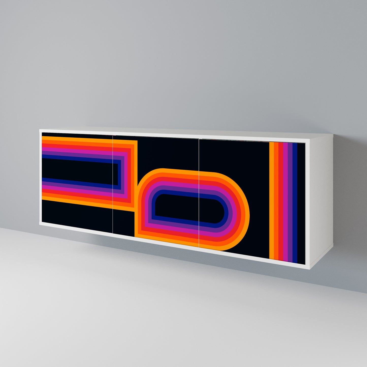 BLINDED BY THE LIGHTS 3-Door Sideboard