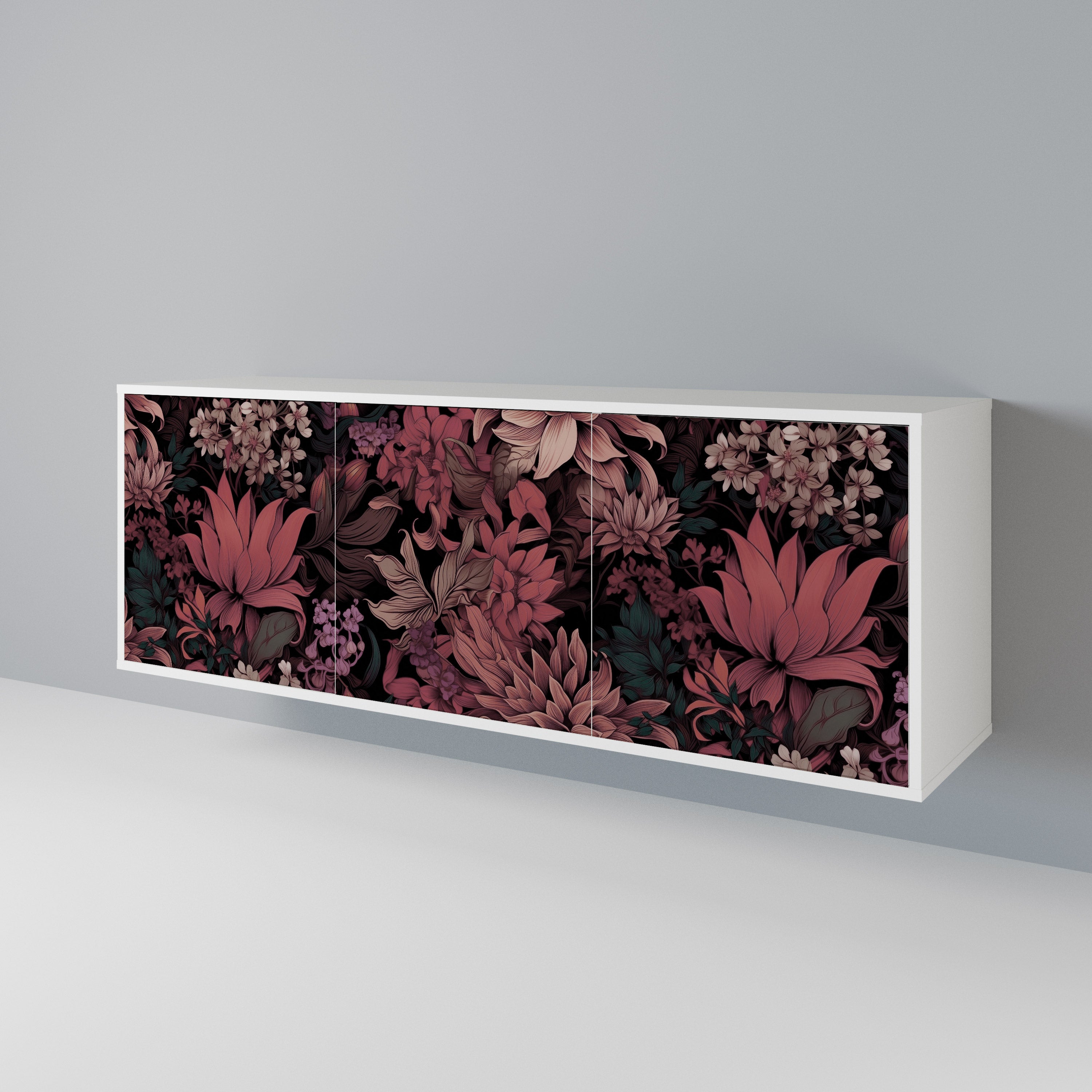 FLORAL WHISPER Aparador de 3 Portas