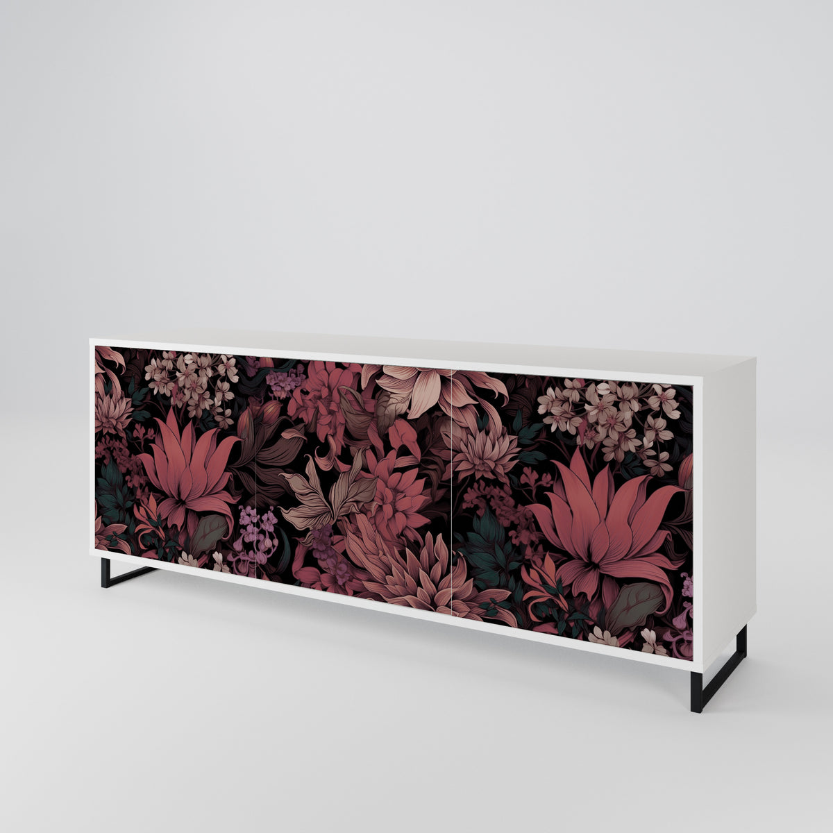 FLORAL WHISPER Aparador de 3 Portas