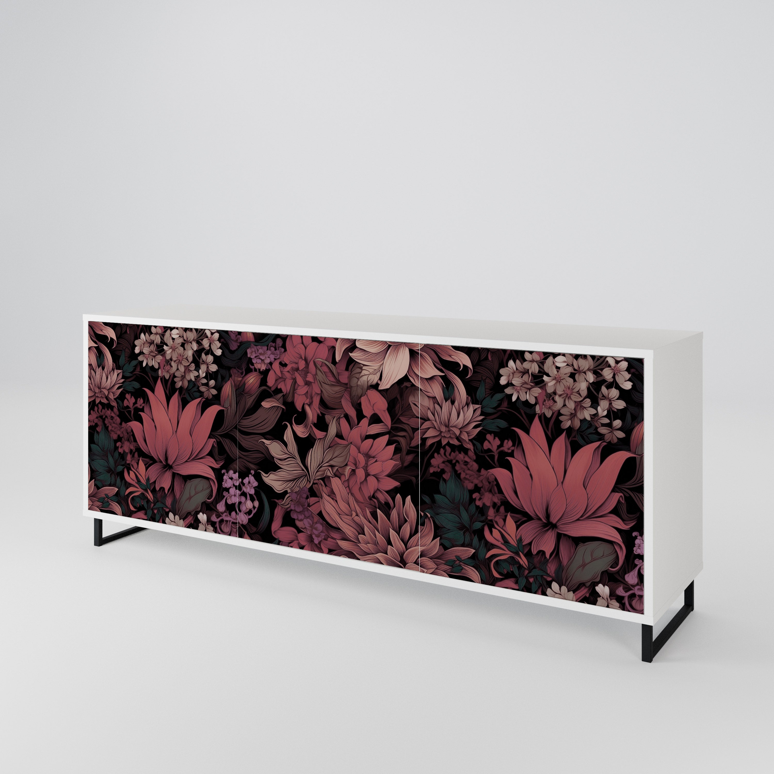 FLORAL WHISPER Aparador de 3 Portas