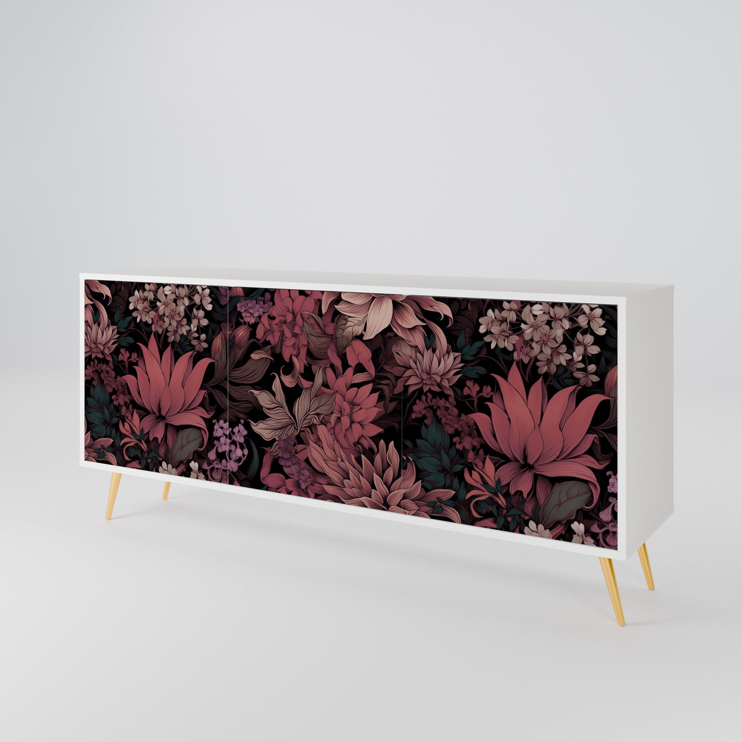FLORAL WHISPER Aparador de 3 Portas