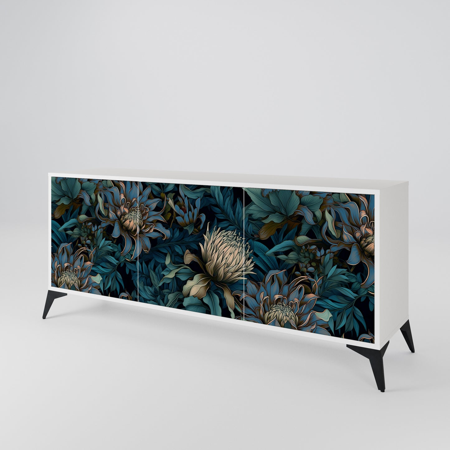TWILIGHT BLOOM 3-Door Sideboard