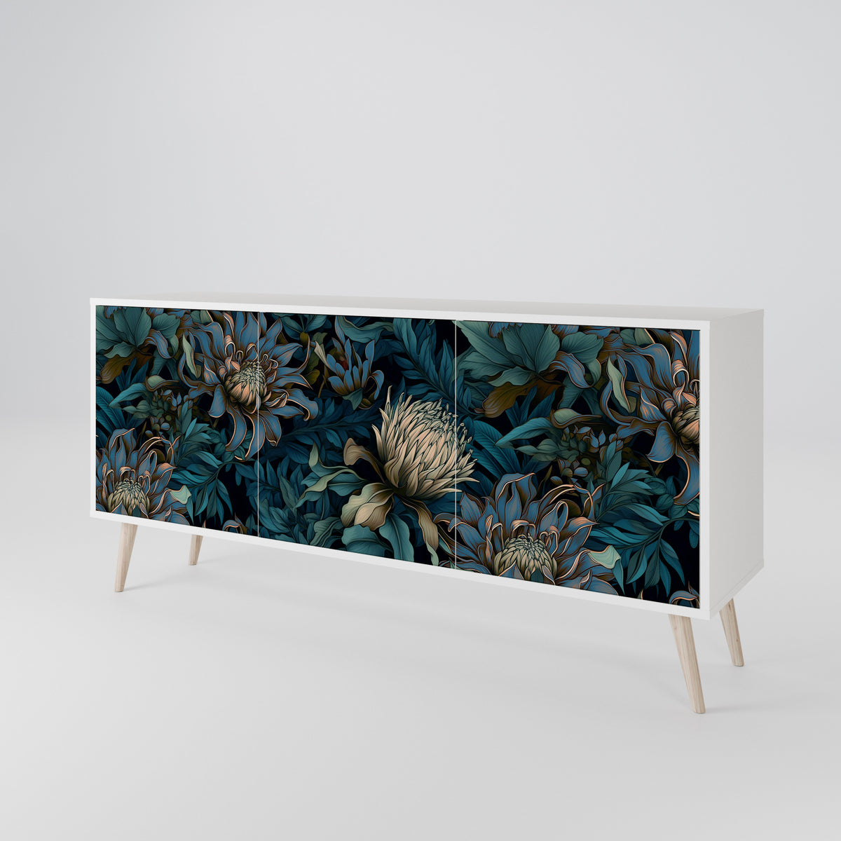 TWILIGHT BLOOM 3-Door Sideboard