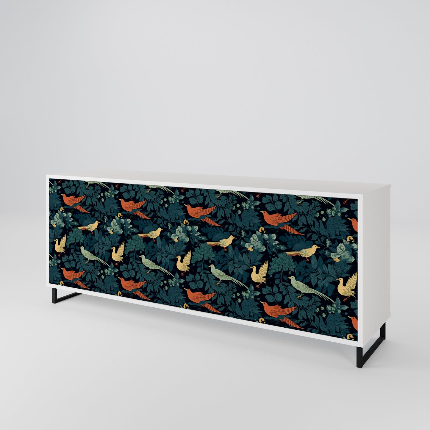 FOWL ORNAMENT Aparador de 3 Portas