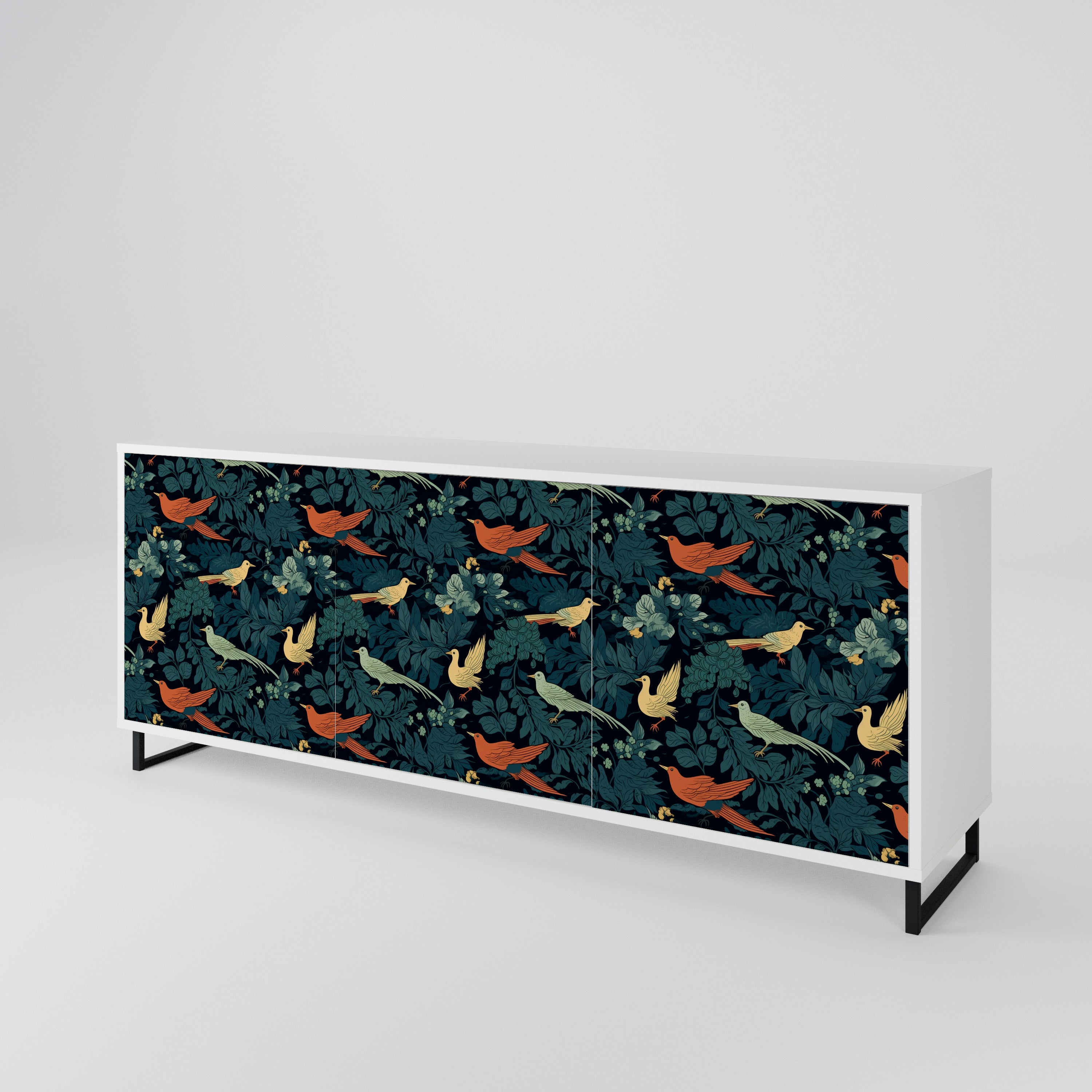 FOWL ORNAMENT Aparador de 3 Portas