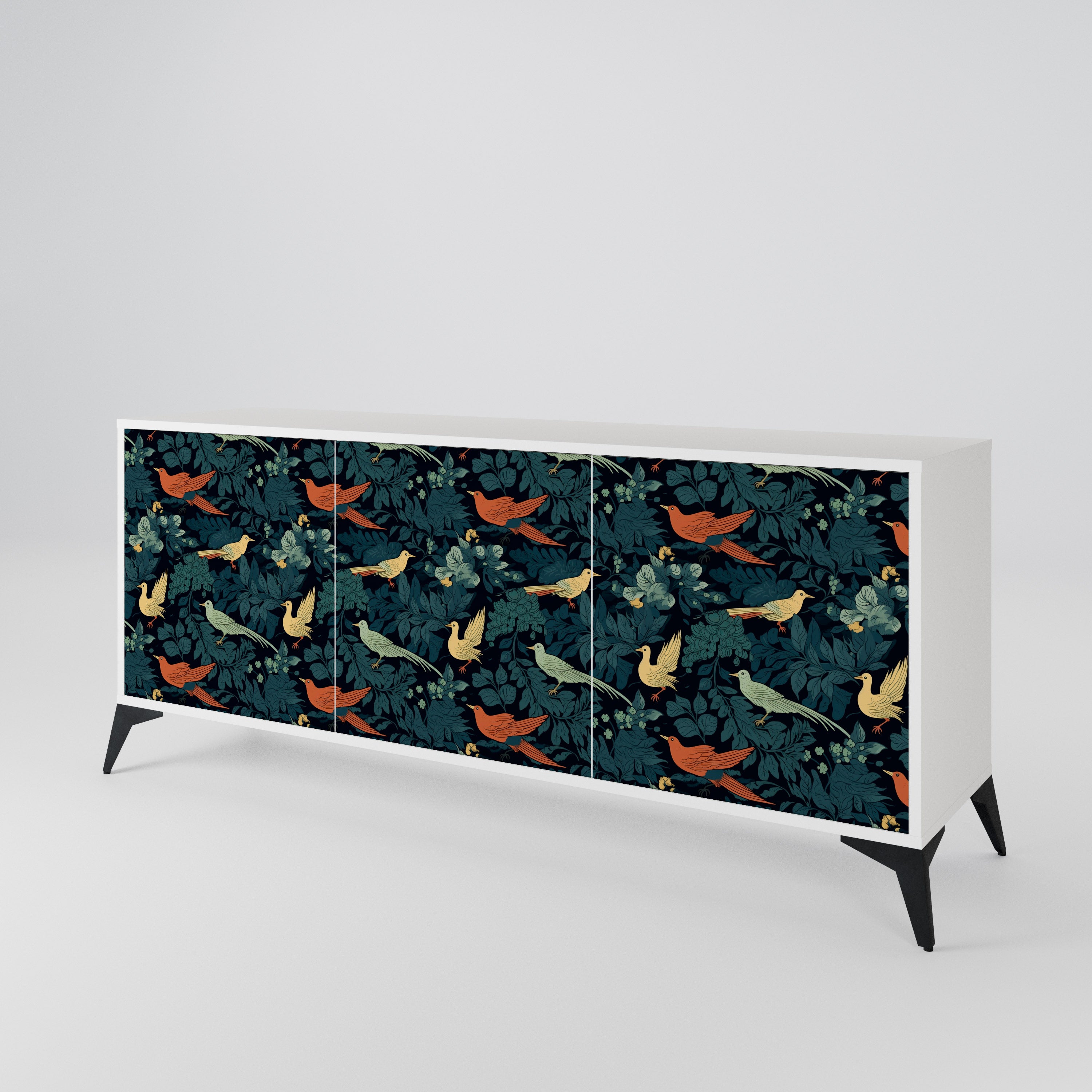 FOWL ORNAMENT Aparador de 3 Portas