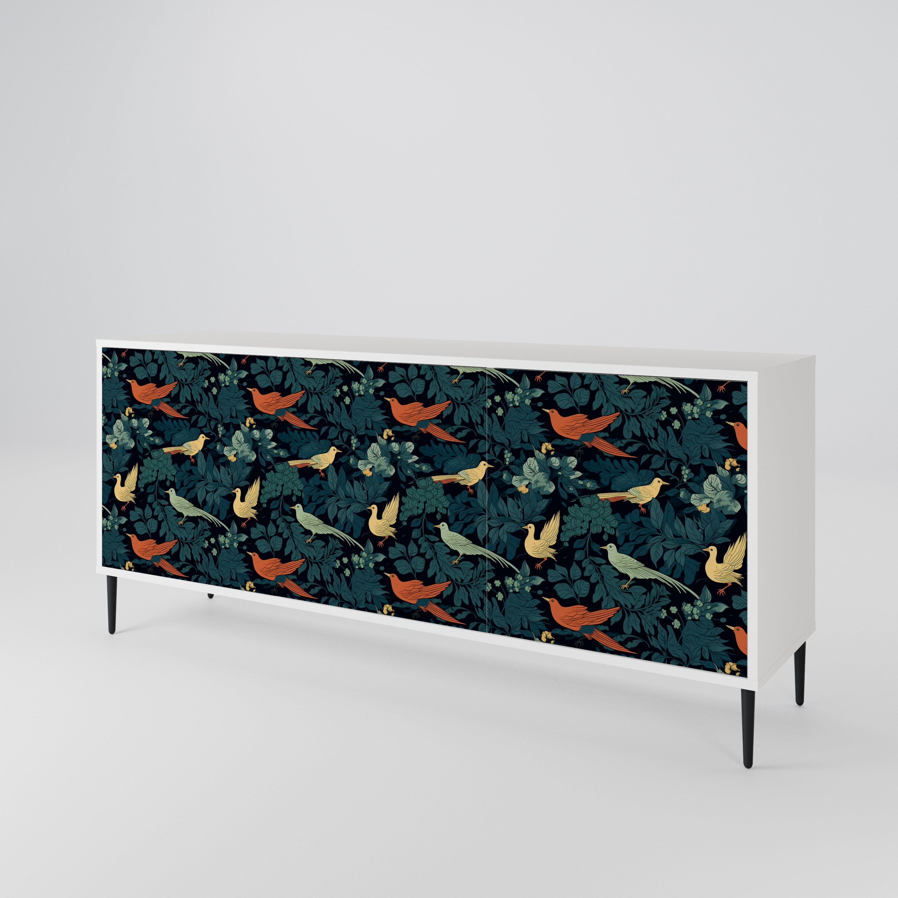 FOWL ORNAMENT Aparador de 3 Portas