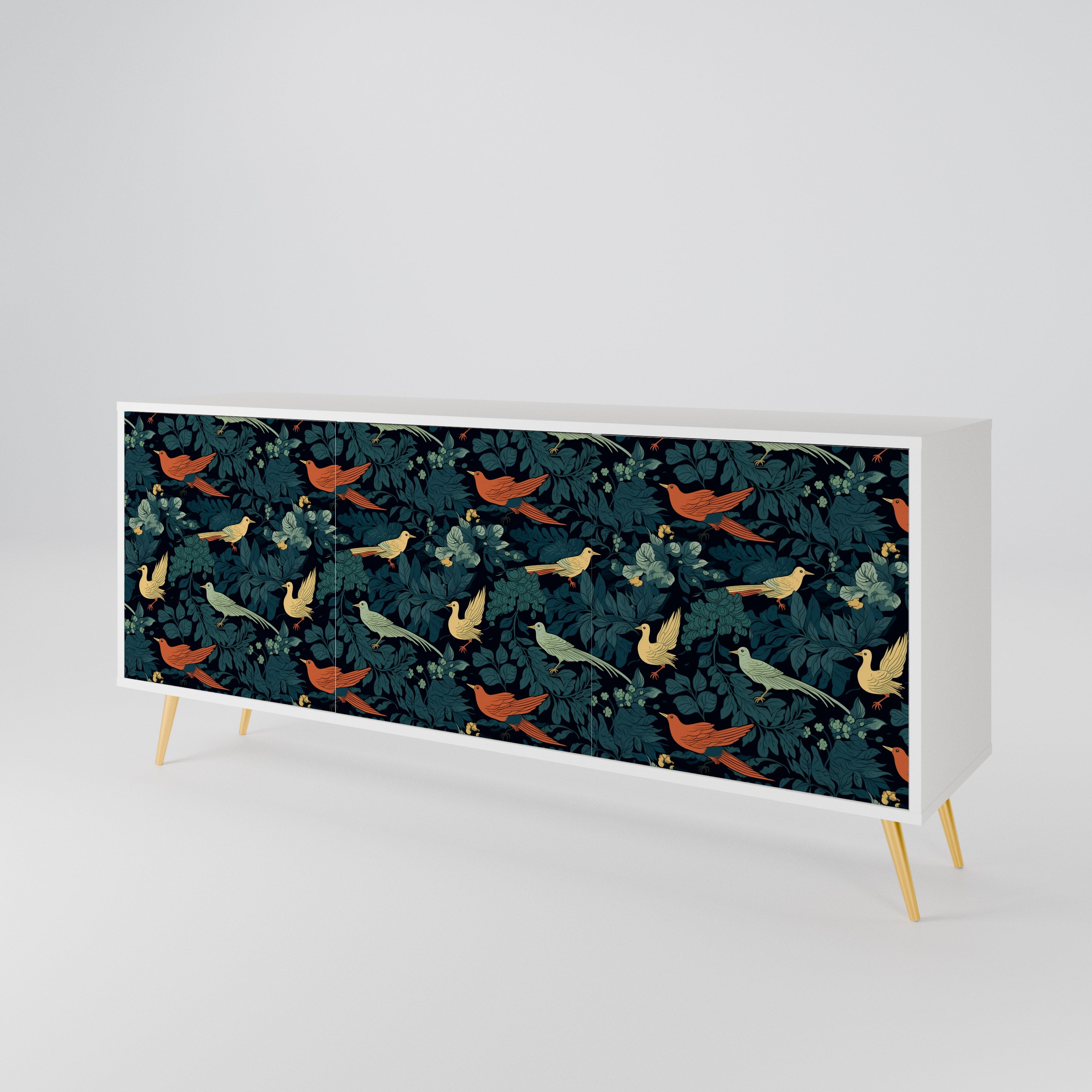 FOWL ORNAMENT Aparador de 3 Portas