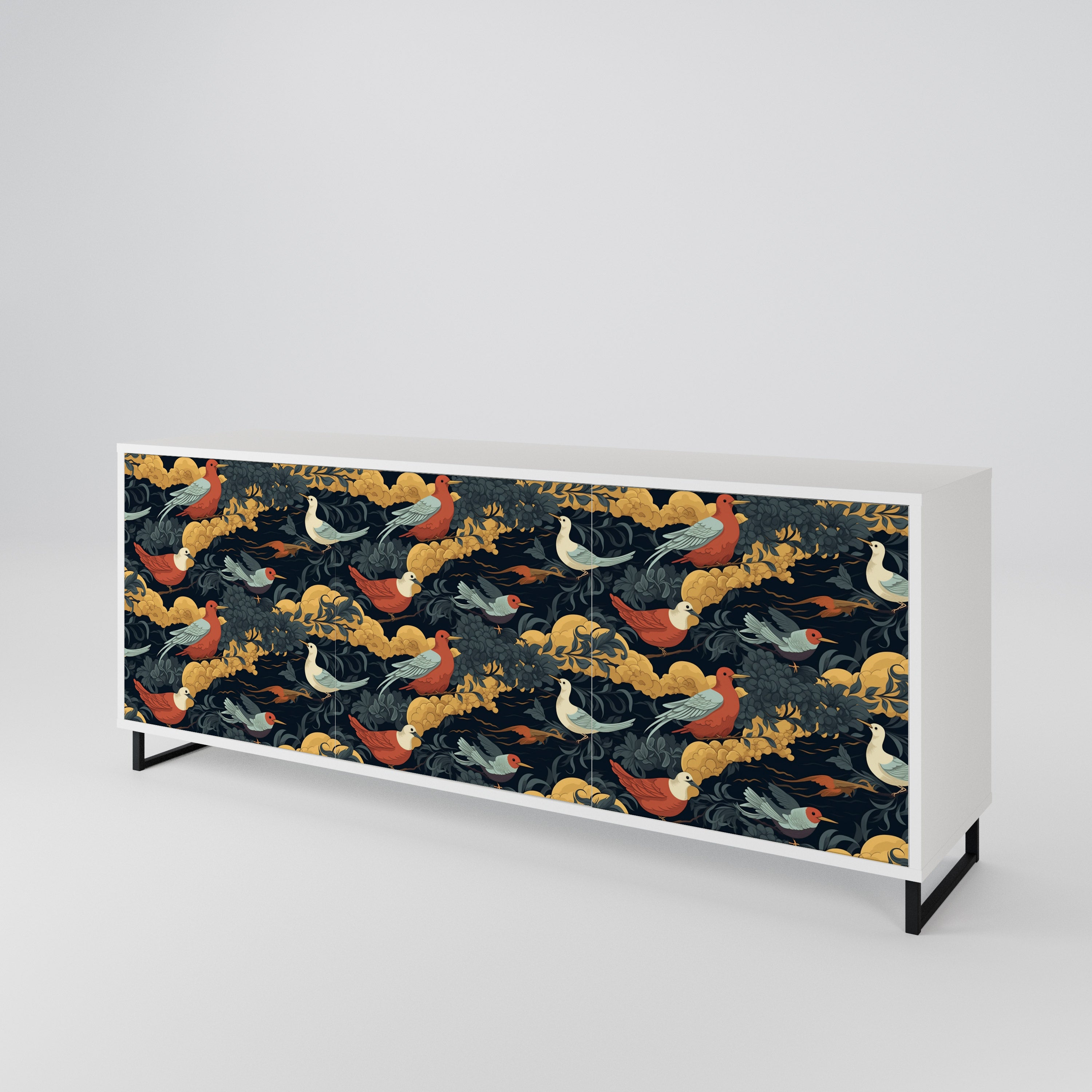 FOWLY DAZE Aparador de 3 Portas