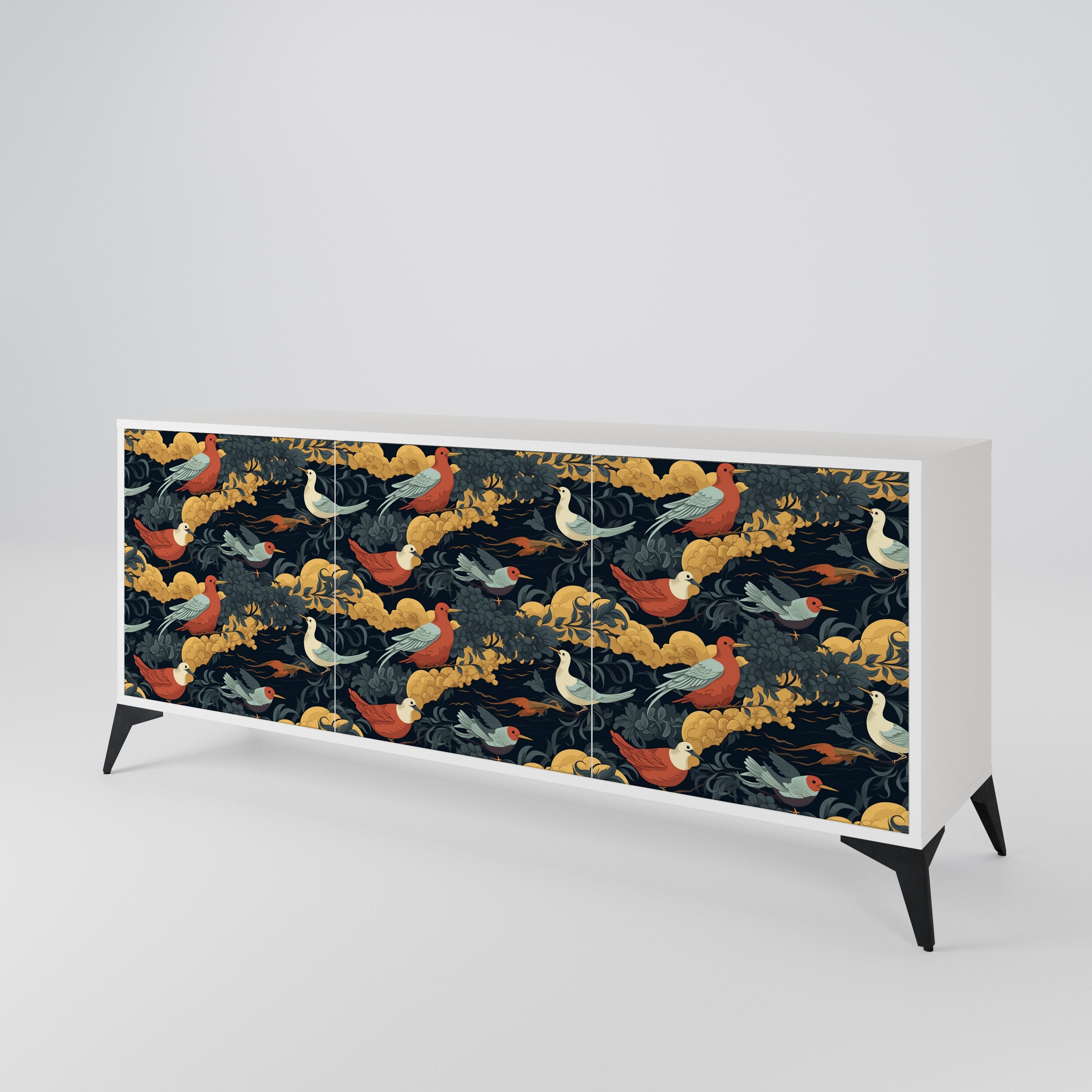FOWLY DAZE Aparador de 3 Portas