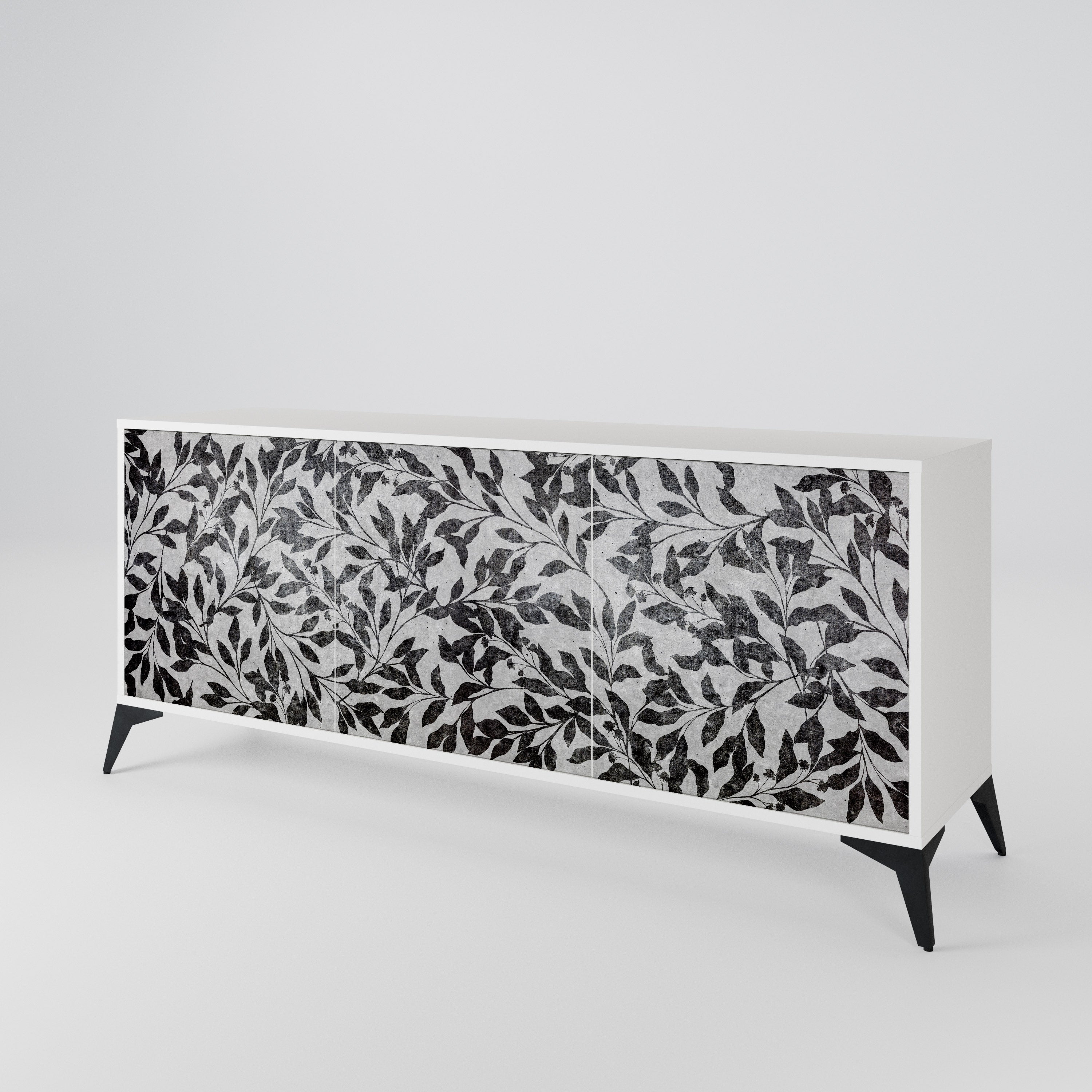 CHARCOAL SPROUT Aparador de 3 Portas