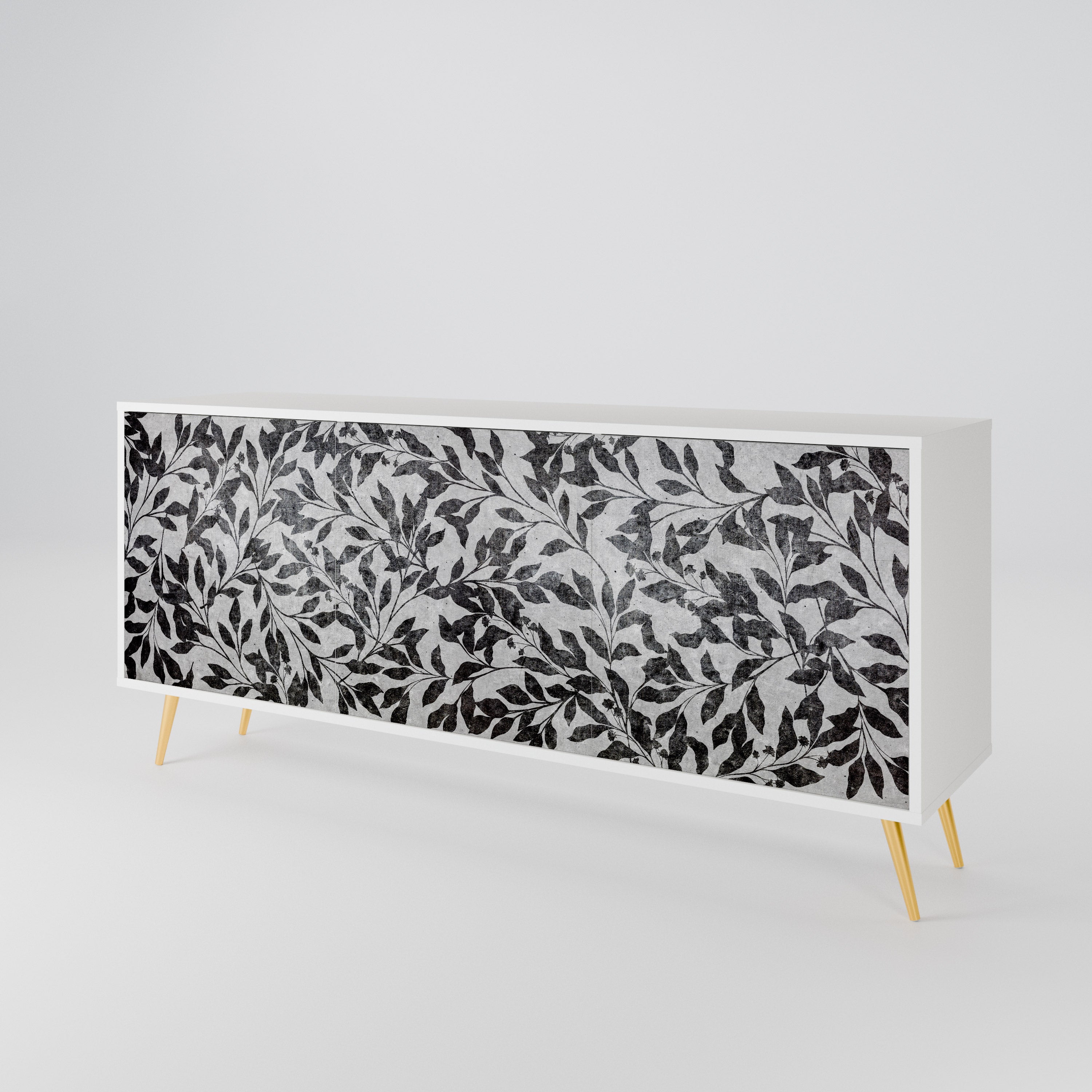 CHARCOAL SPROUT Aparador de 3 Portas