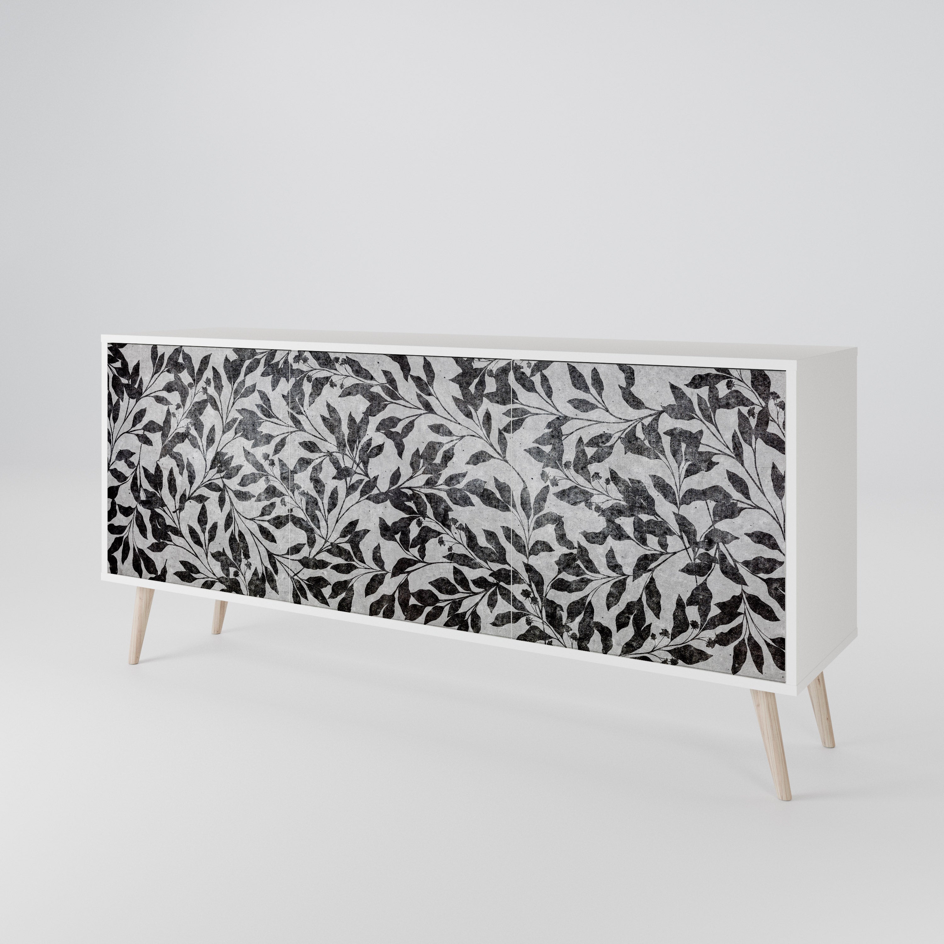 CHARCOAL SPROUT Aparador de 3 Portas