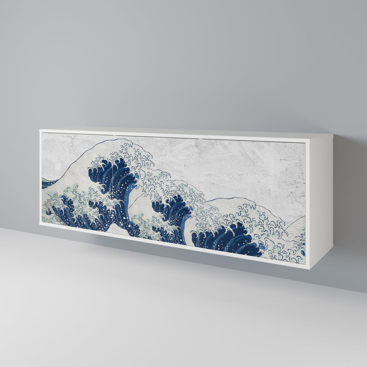 THE GREAT WAVE AT KANAGAWA Aparador de 3 Portas