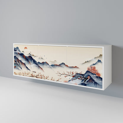JAPANESE LANDSCAPE Aparador de 3 Portas