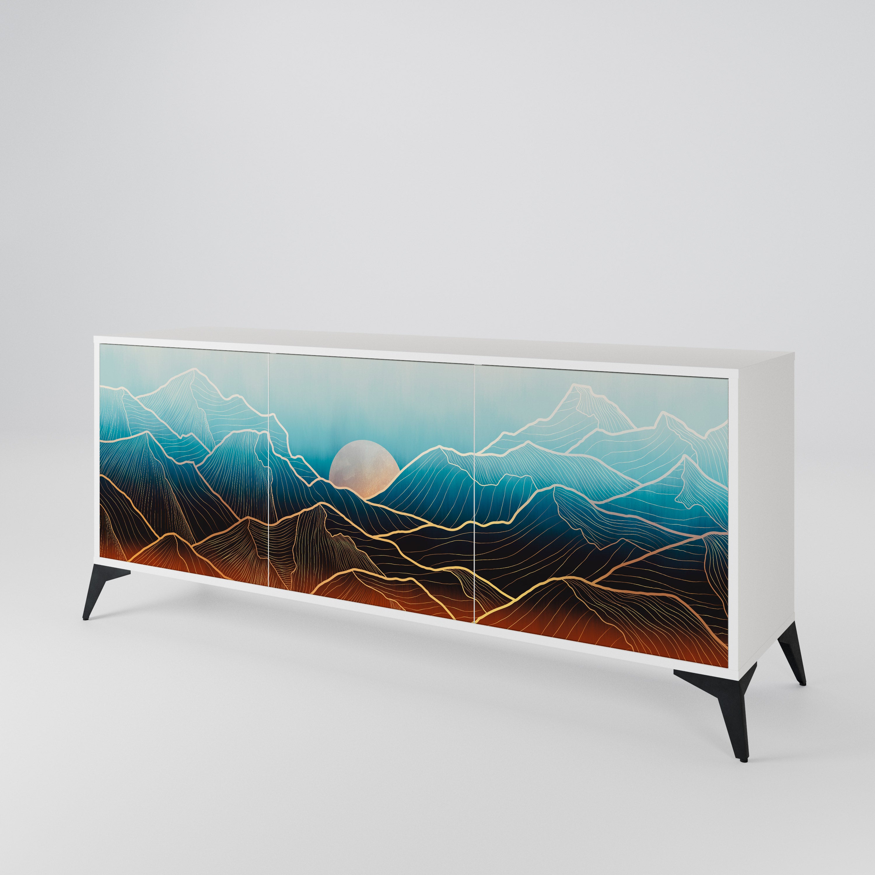 LUNAR SECRETS 3-Door Sideboard