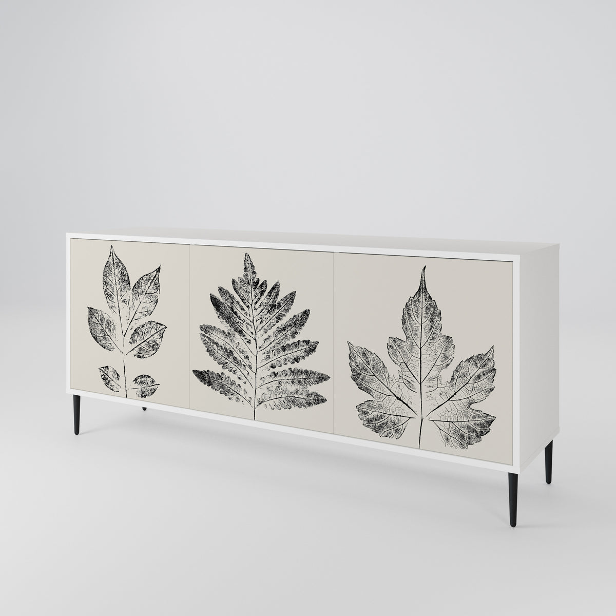 LEAFY STAMPS Aparador de 3 Portas