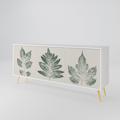 GREEN LEAFY STAMPS Aparador de 3 Portas