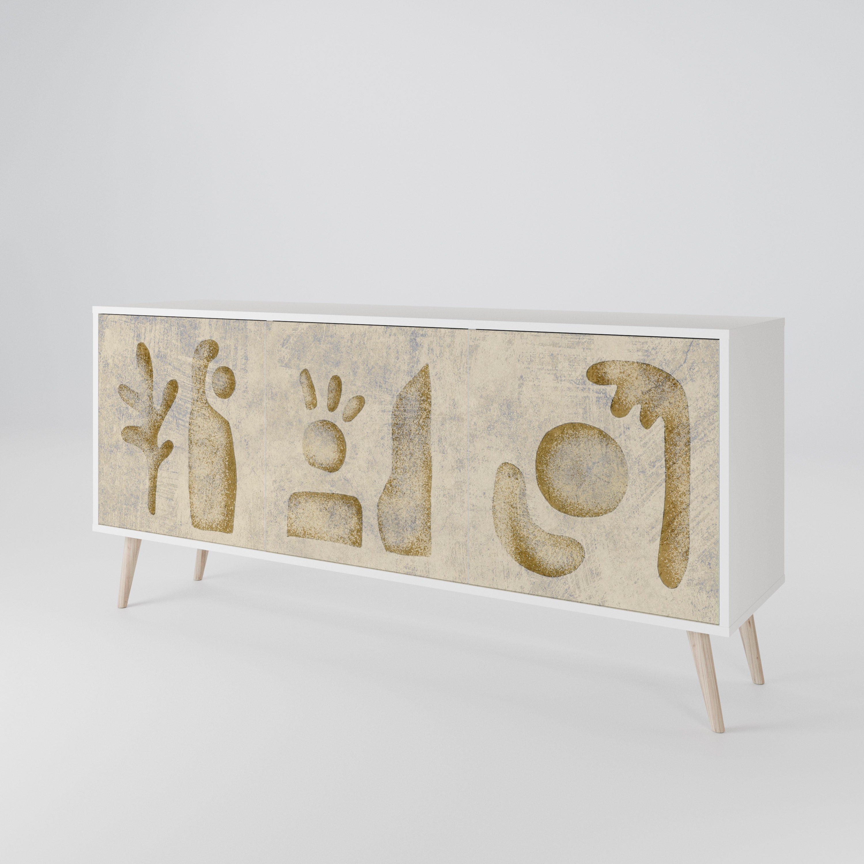 SAND SCULPTURES 3-Door Sideboard