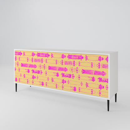 SKATEBOARD ARTISTRY 3-Door Sideboard