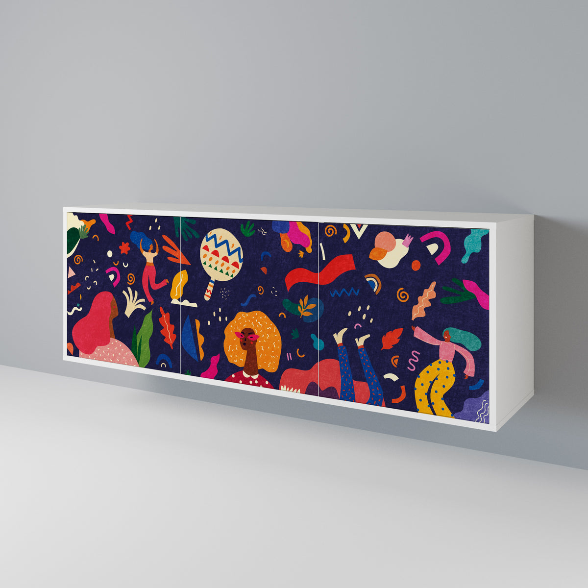 FESTIVE PLEASURES 3-Door Sideboard