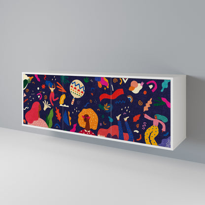FESTIVE PLEASURES 3-Door Sideboard