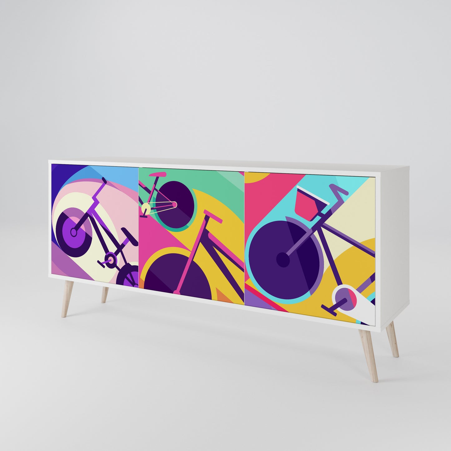 BIKE DREAMS 3-Door Sideboard