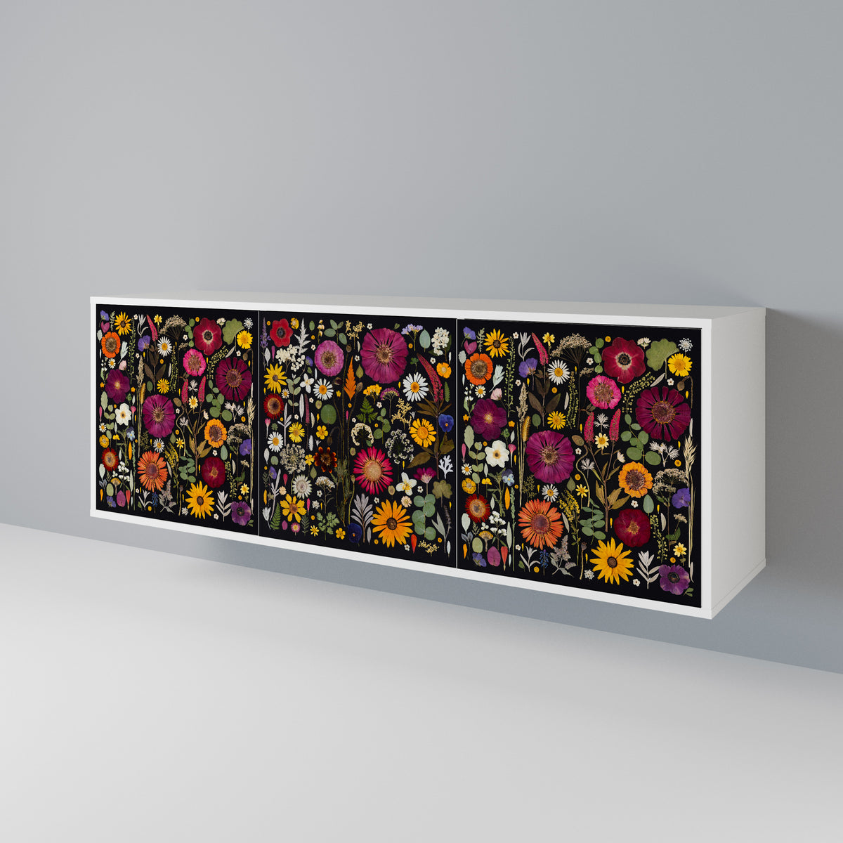 MIDNIGHT GARDEN 3-Door Sideboard