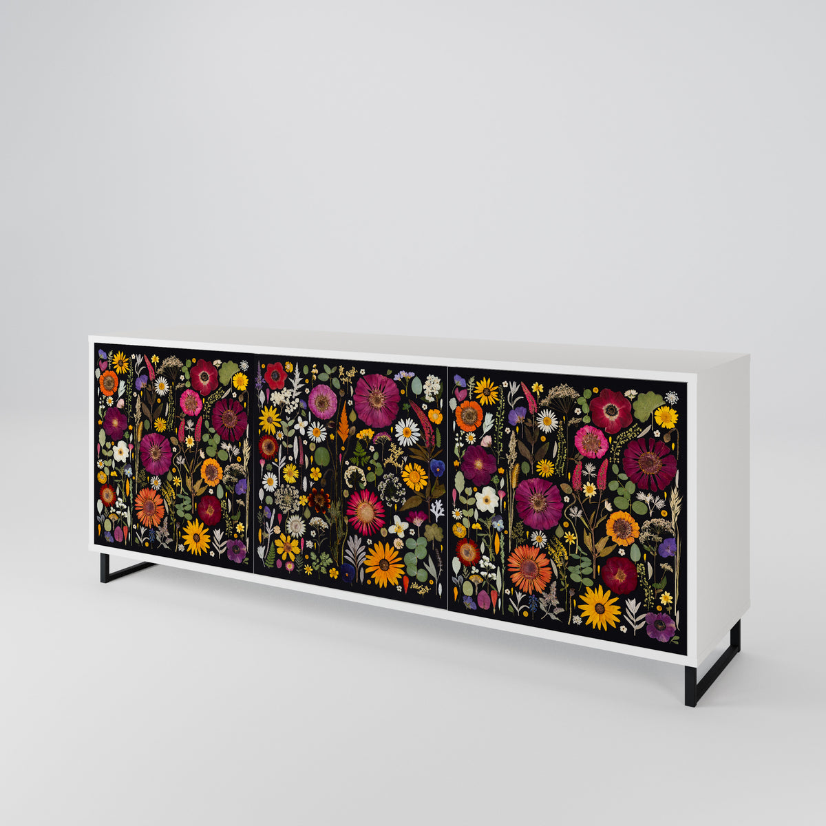 MIDNIGHT GARDEN 3-Door Sideboard