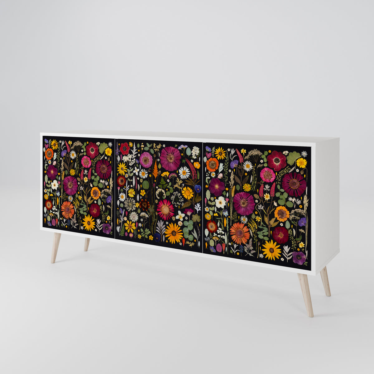 MIDNIGHT GARDEN 3-Door Sideboard