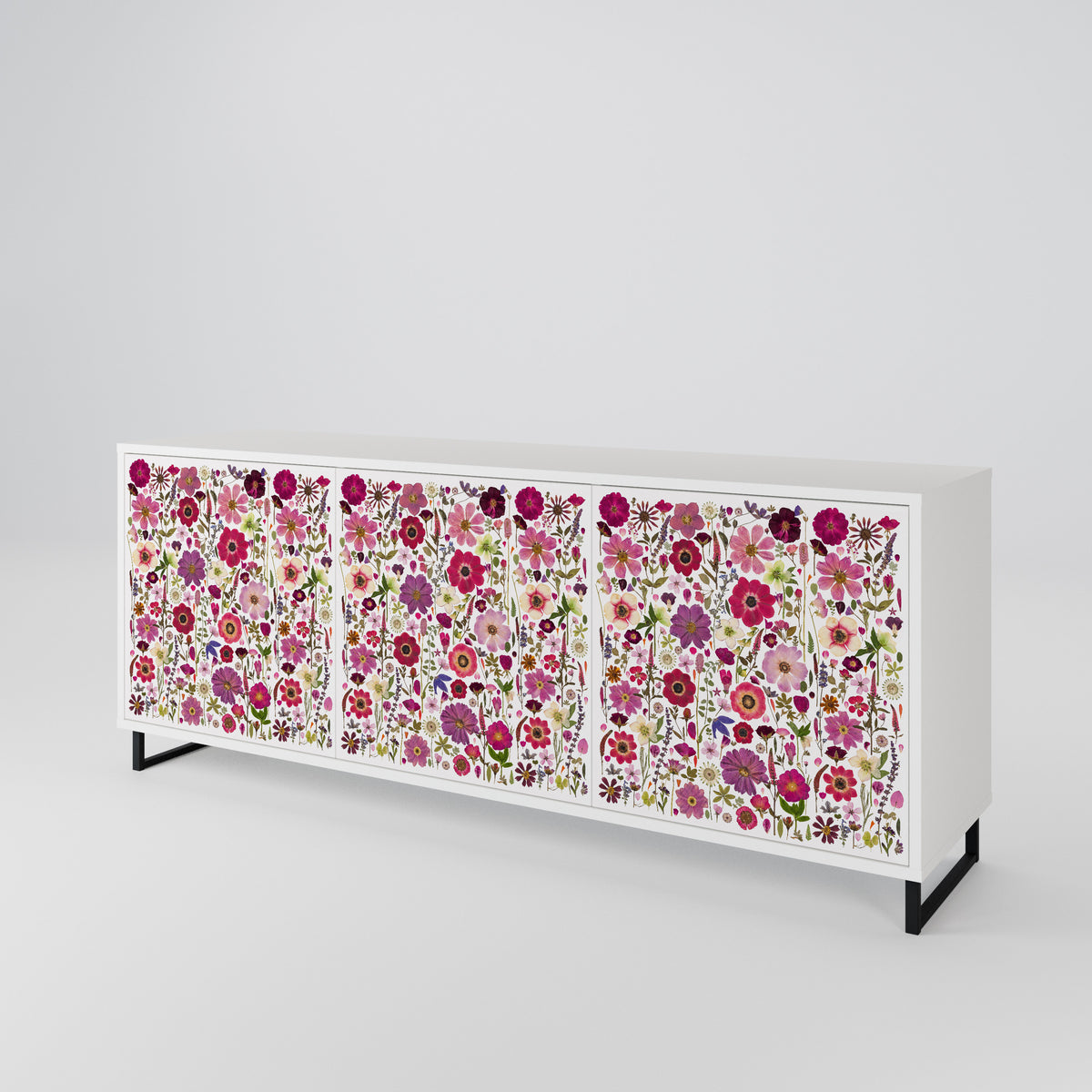 PETAL GARDEN 3-Door Sideboard