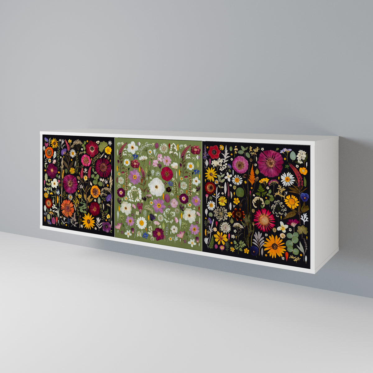 VERDANT GARDEN 3-Door Sideboard